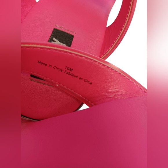 DKNY Women's Pink Wedge Sandals GUC Size 10 - Picture 7 of 8